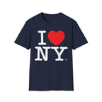 I Love NY Classic White Designer Gymwear T-Shirt