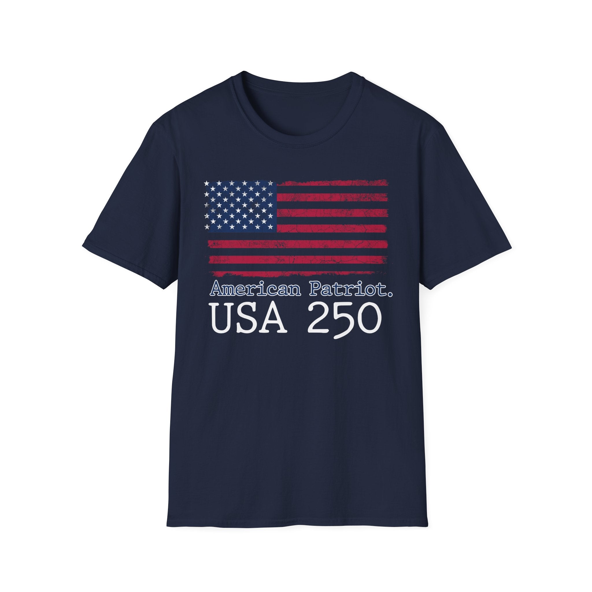 American Patriot 250 Stars and Stripes Vintage Gym T-Shirt