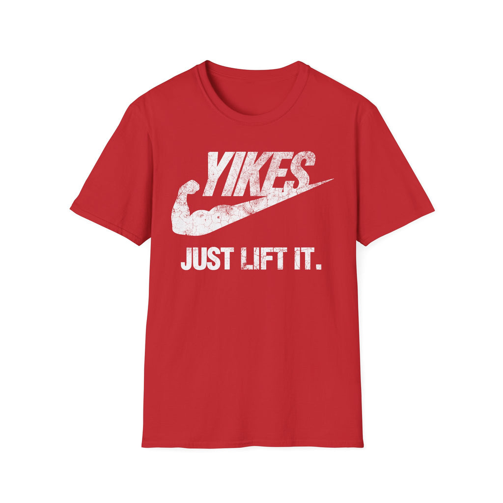 Yikes Just Lift It Vintage Gym T-Shirt