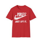 Yikes Just Lift It Vintage Gym T-Shirt