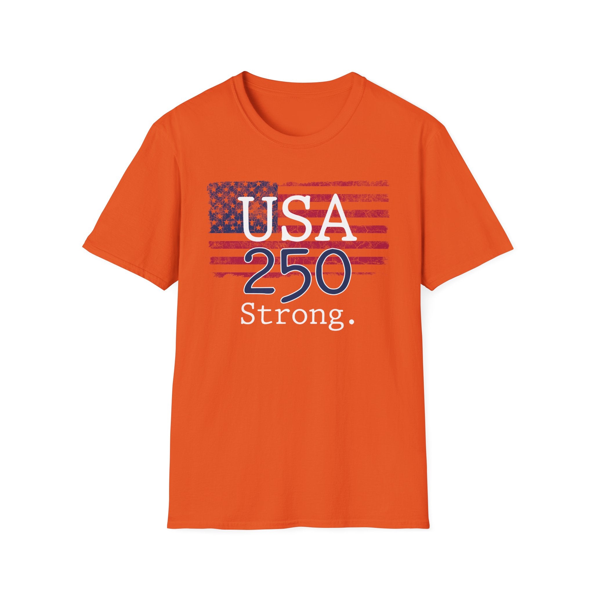 USA 250 Strong Flag Gym Vintage Gym T-Shirt