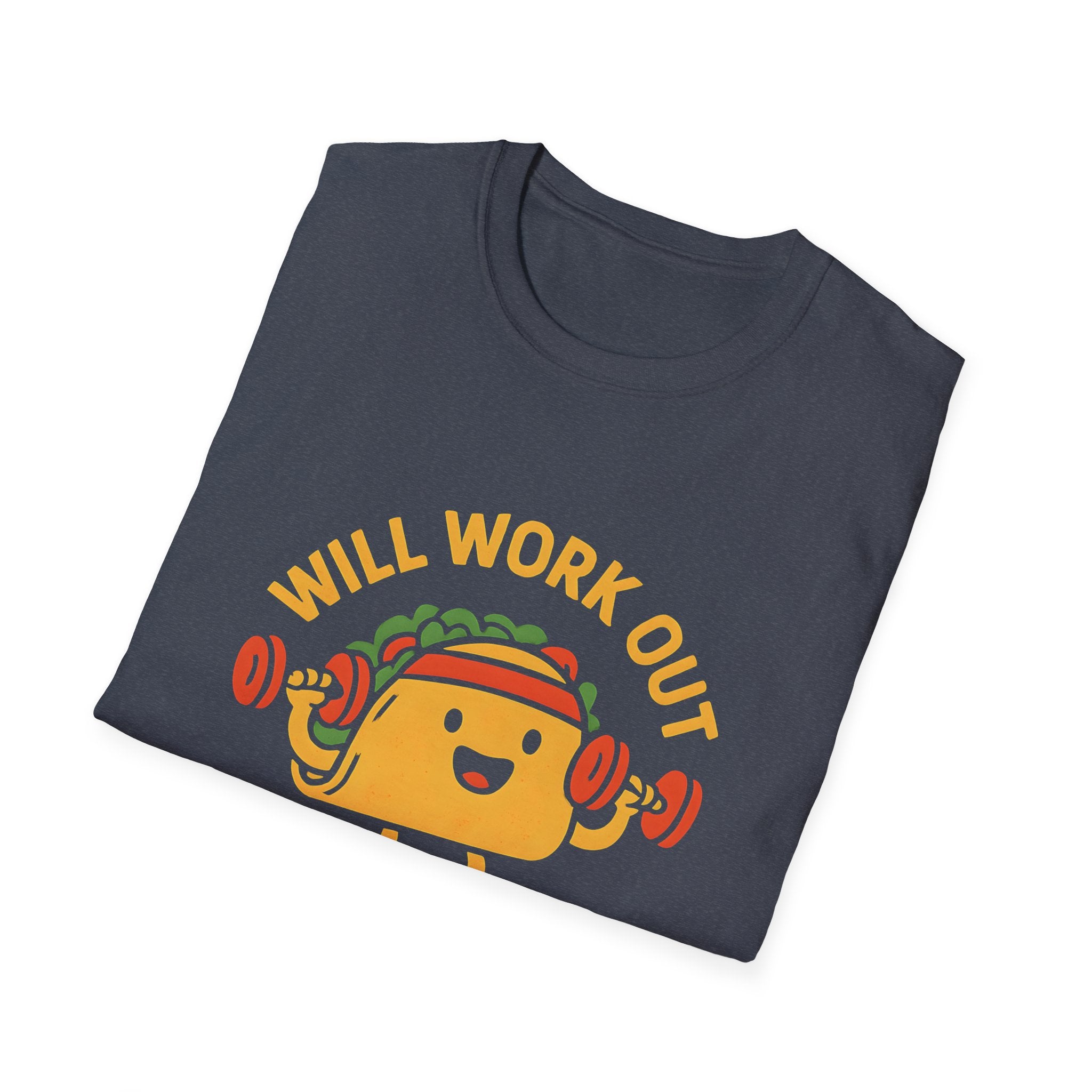 Taco Weightlifting Mascot T-Shirt
