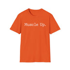 Muscle Up Typographic Vintage Gym T-Shirt