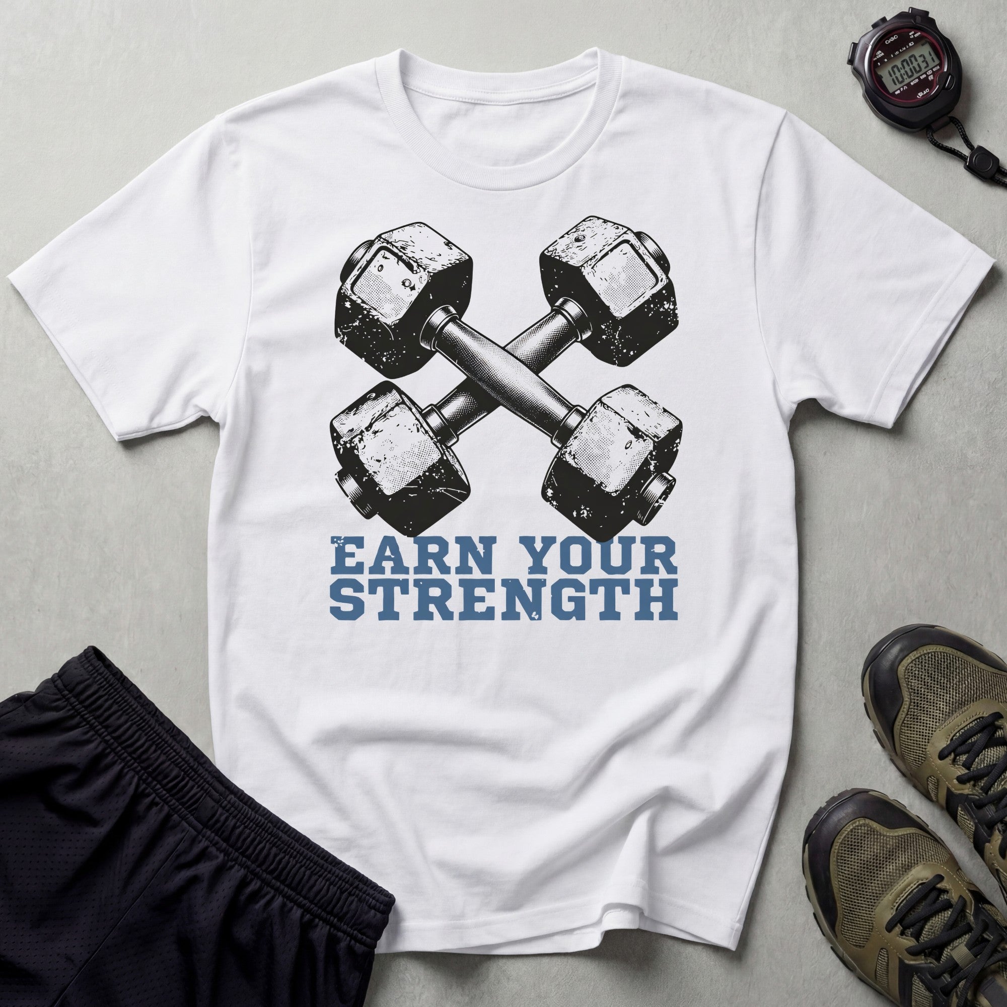 Earn Your Strength Gym T-Shirt