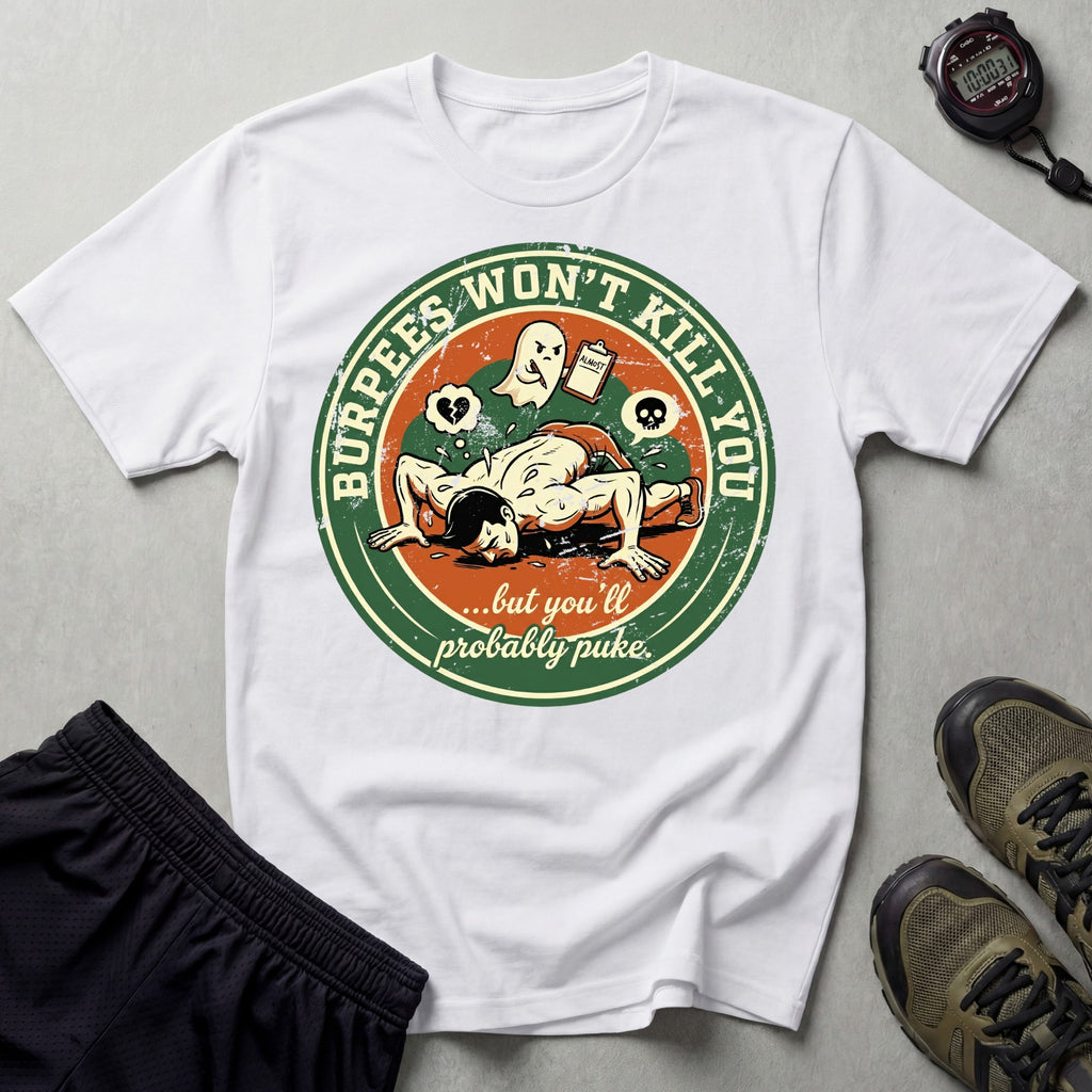 Burpees Wont Kill You Gym T-Shirt