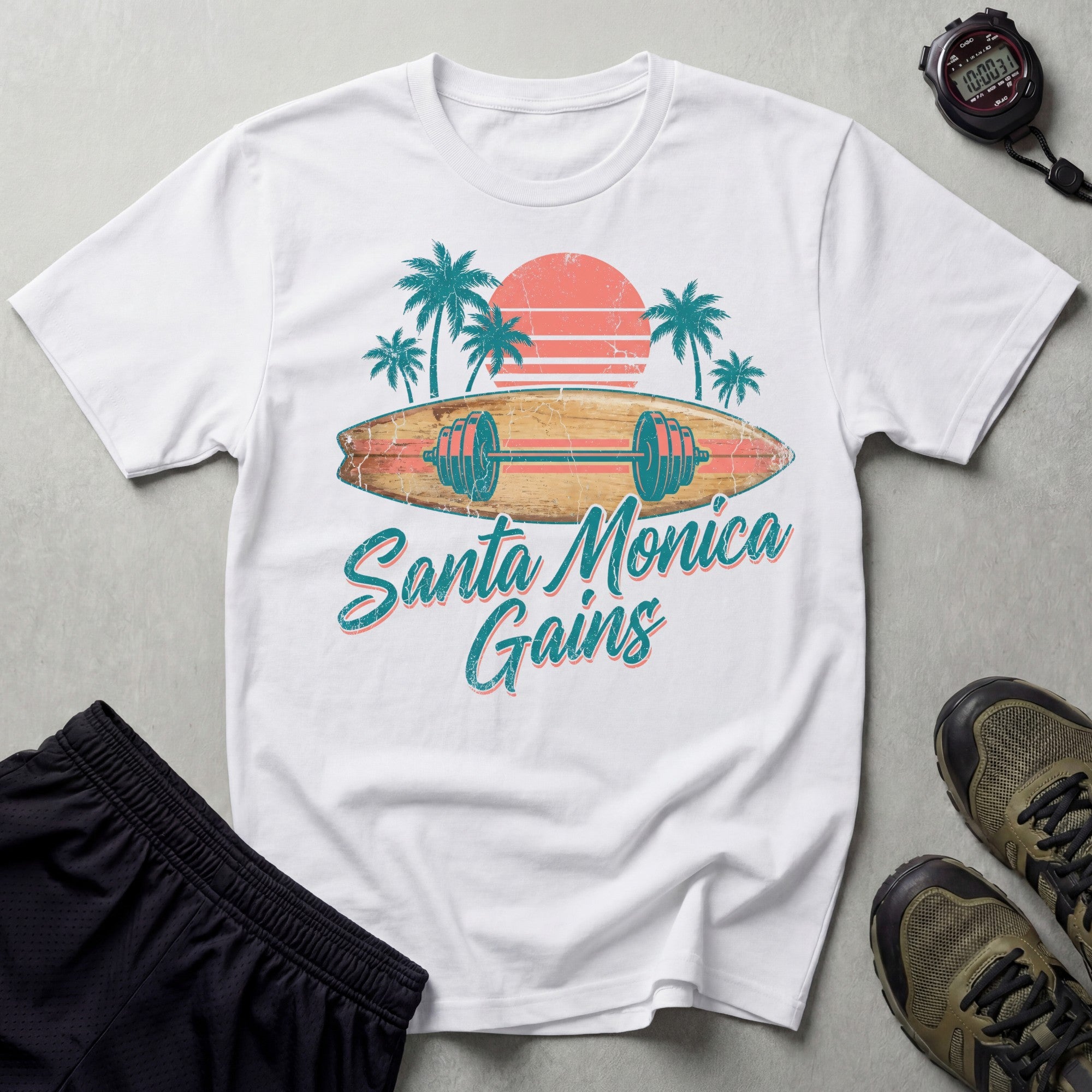 Santa Monica Gains Activewear T-Shirt