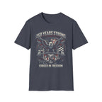 USA 250 Freedom Forged Gym Vintage Gym T-Shirt