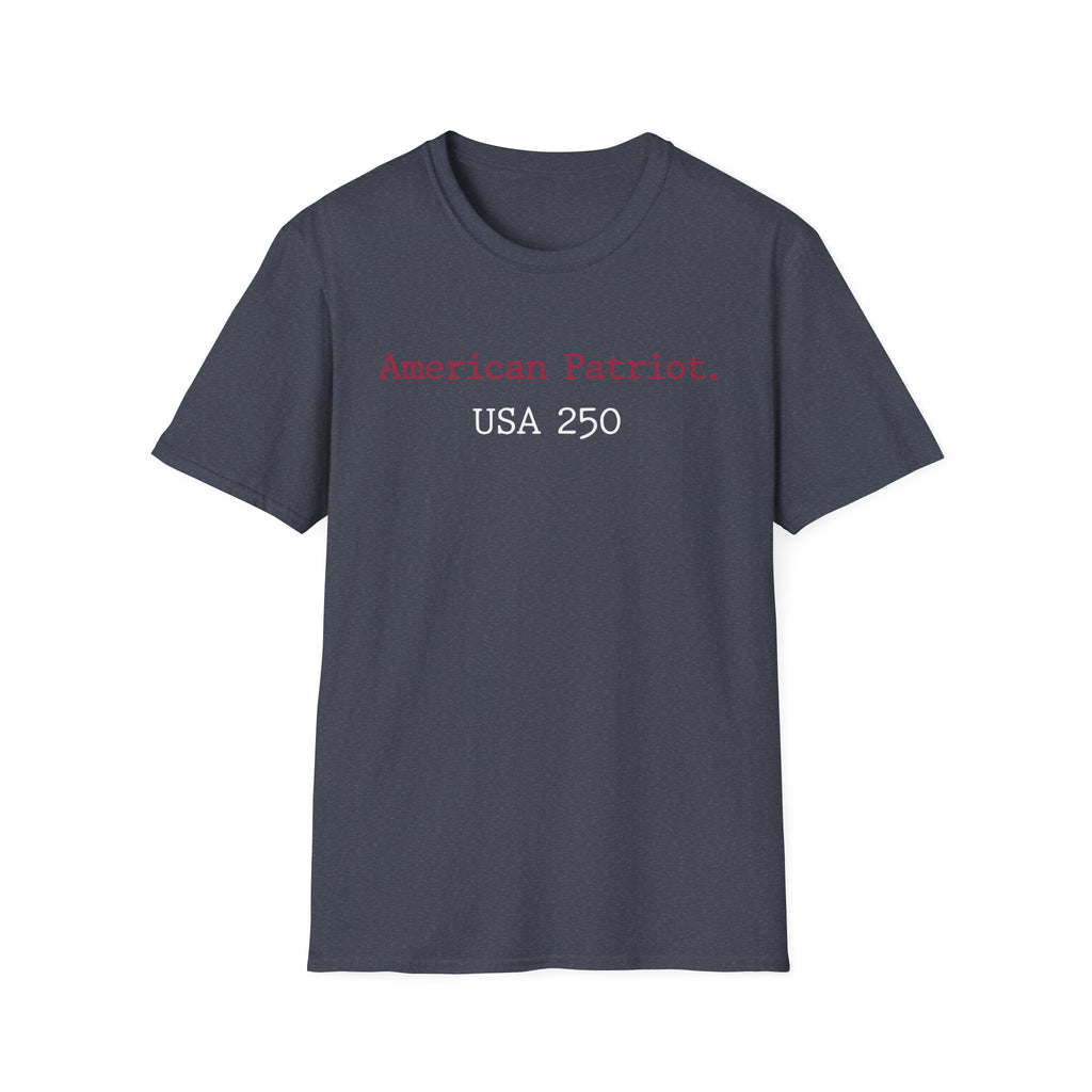 American Patriot US 250 Typographic Vintage Gym T-Shirt