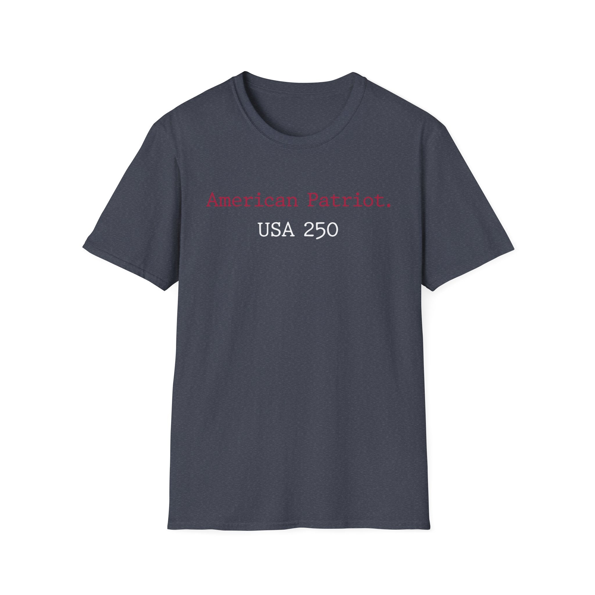 American Patriot US 250 Typographic Vintage Gym T-Shirt