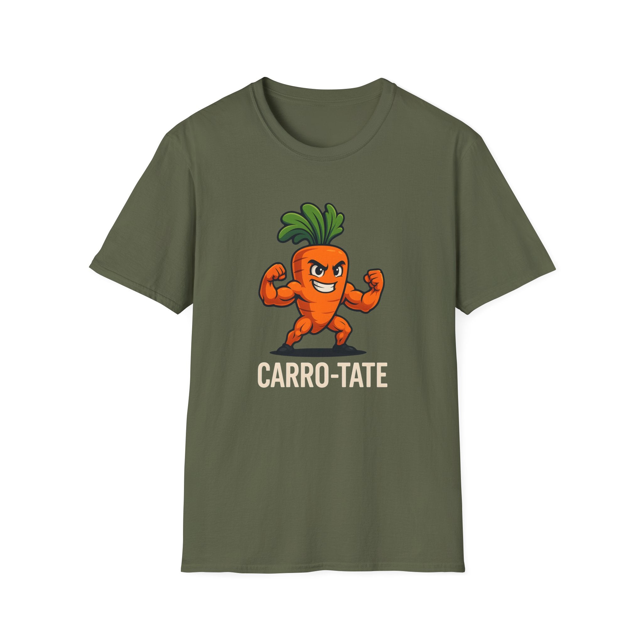 Muscular Carrot Mascot T-Shirt
