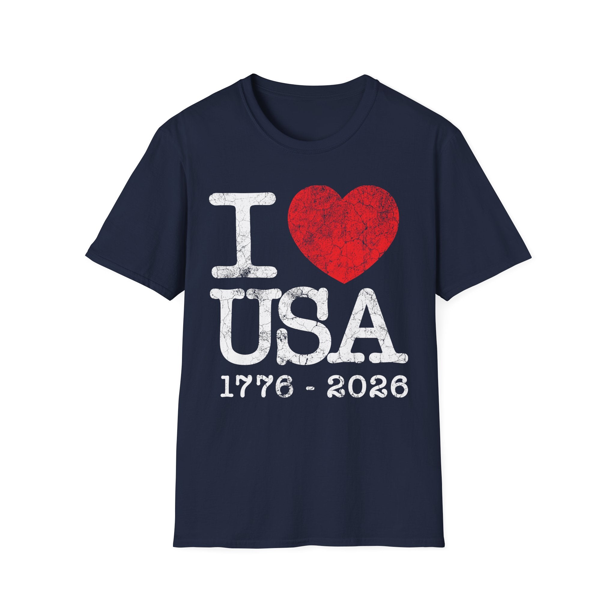 I Heart USA 250 Vintage Gym T-Shirt