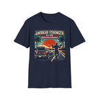 Amercan Strength Club Train Hard Gymwear T-Shirt