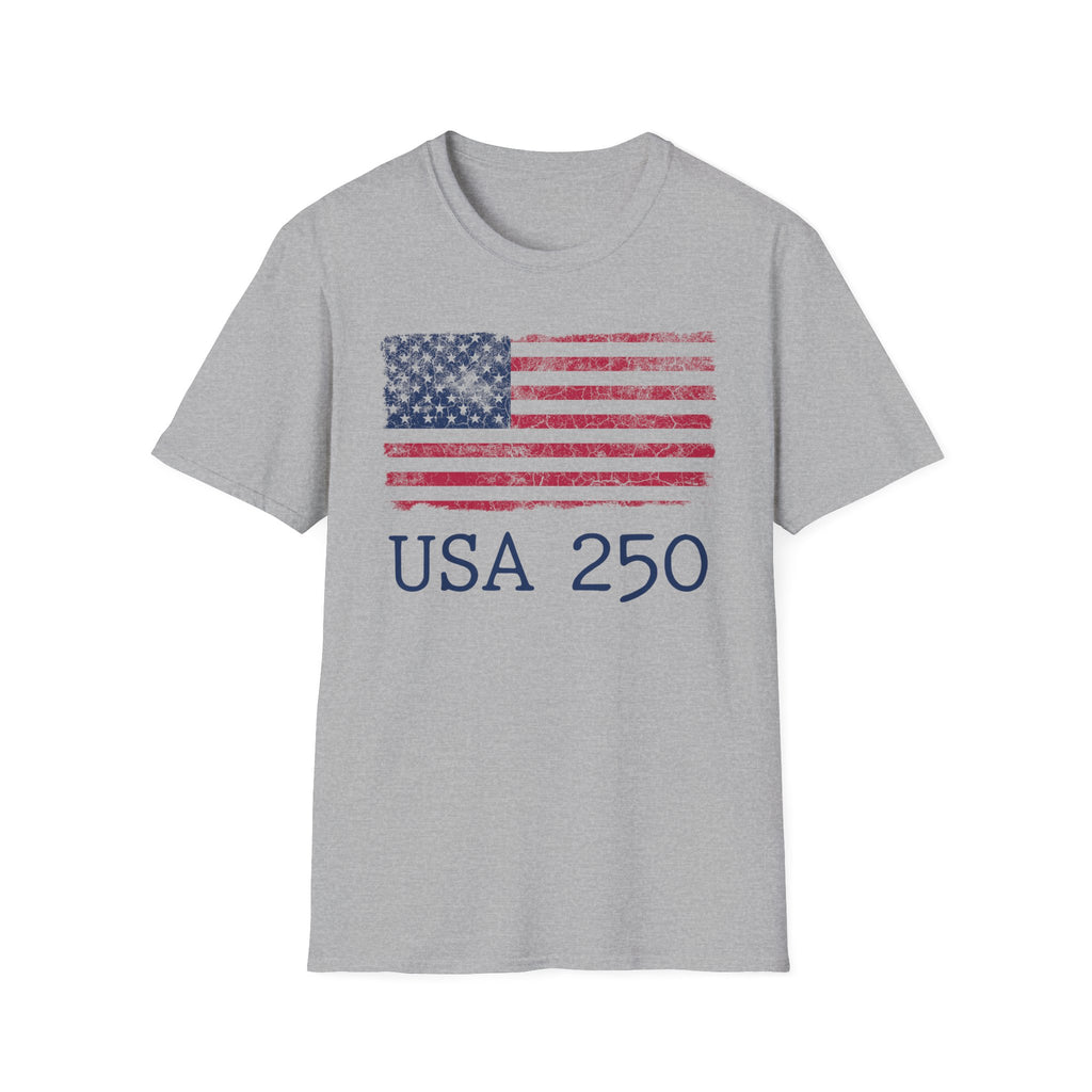 USA 250 Freedom Flag Vintage Gym T-Shirt