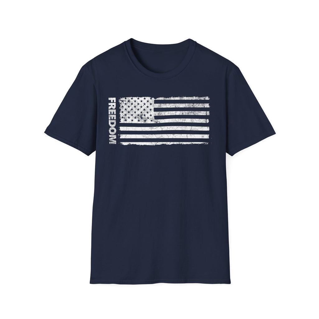 USA Freedom Flag Vintage Gym T-Shirt