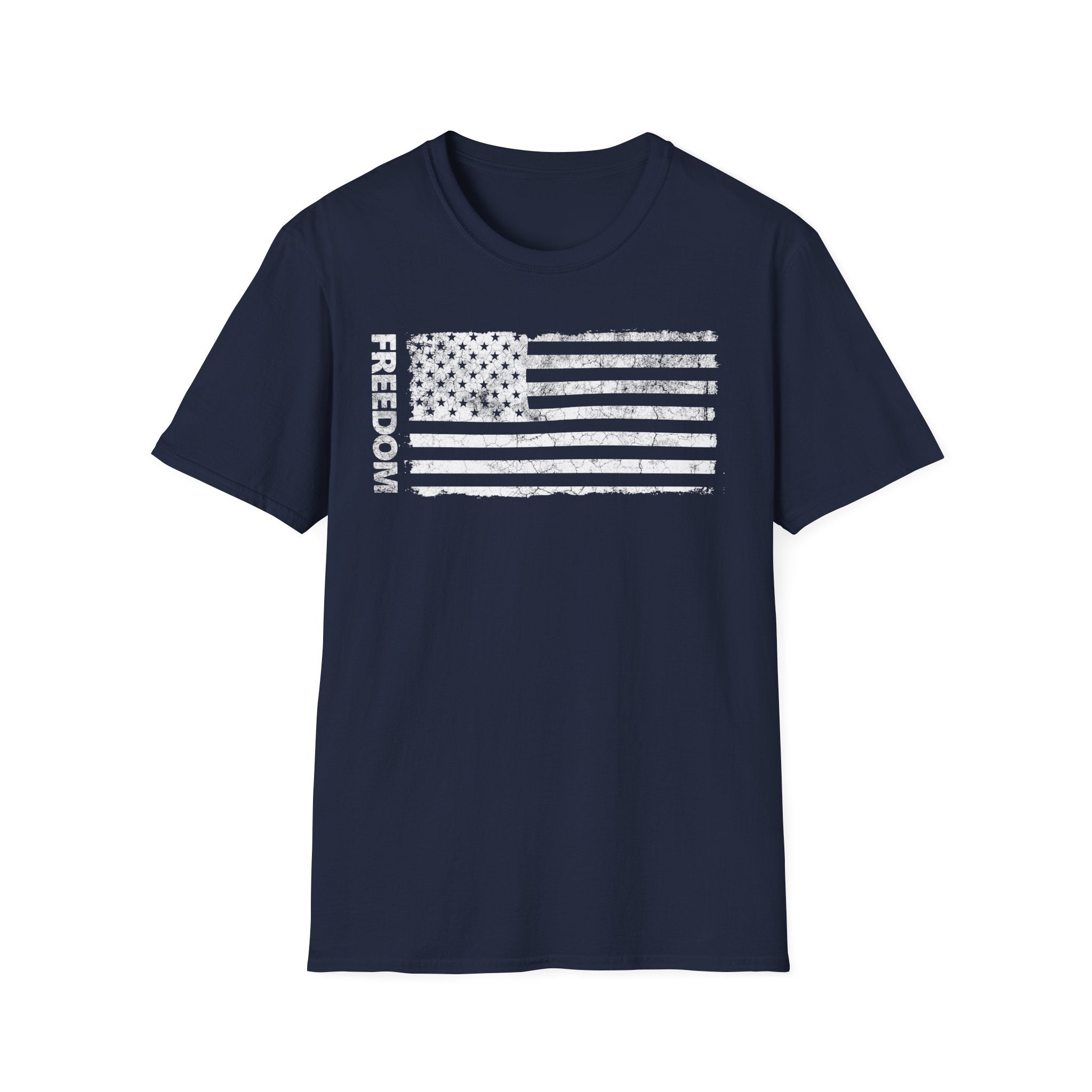 USA Freedom Flag Vintage Gym T-Shirt