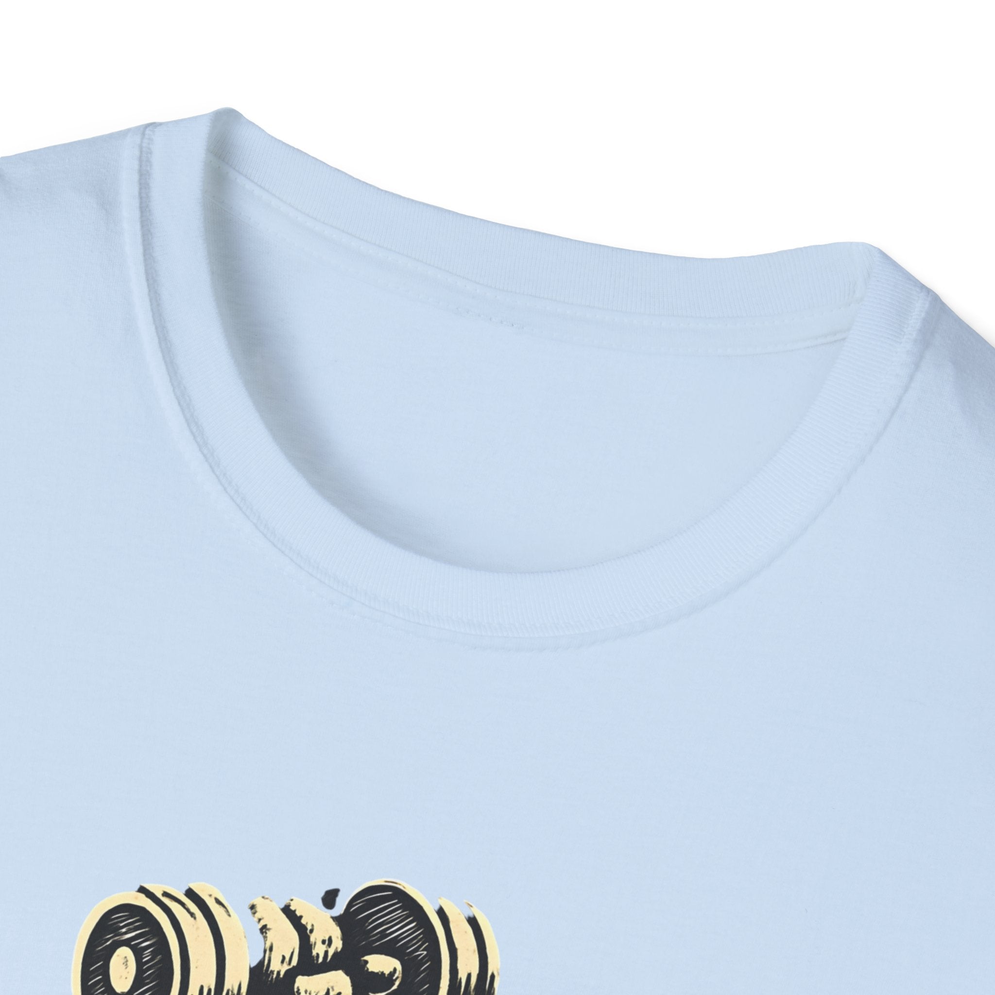 Cat Lifts Dumbbell T-Shirt