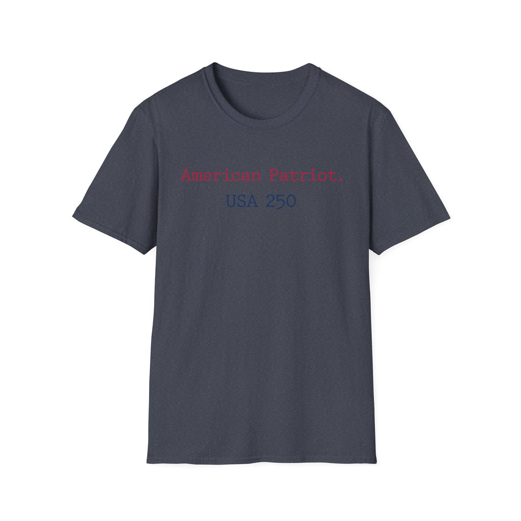 American Patriot USA 250 Typographic Vintage Gym T-Shirt