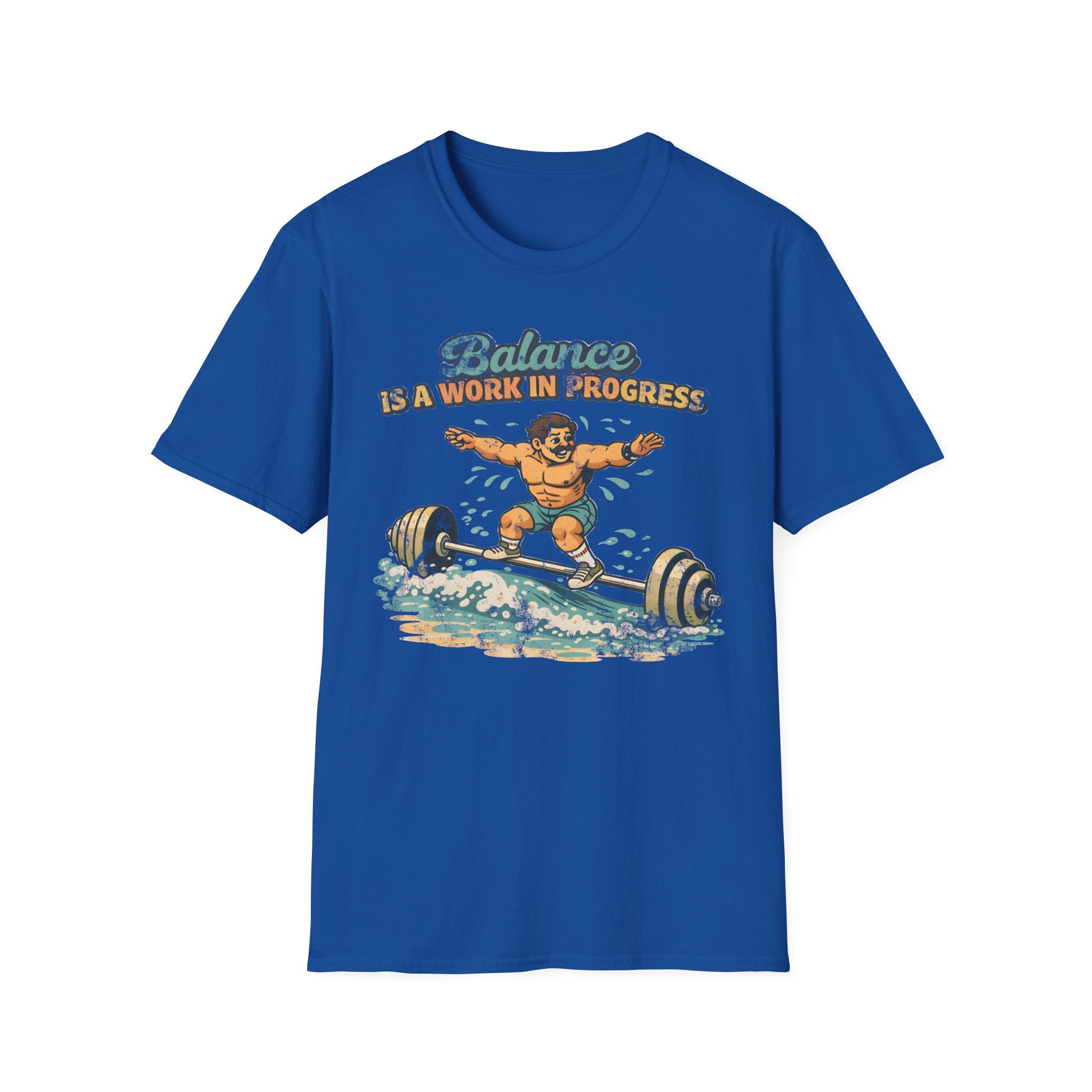 Retro Venice Balance In Progress Gymwear T-Shirt