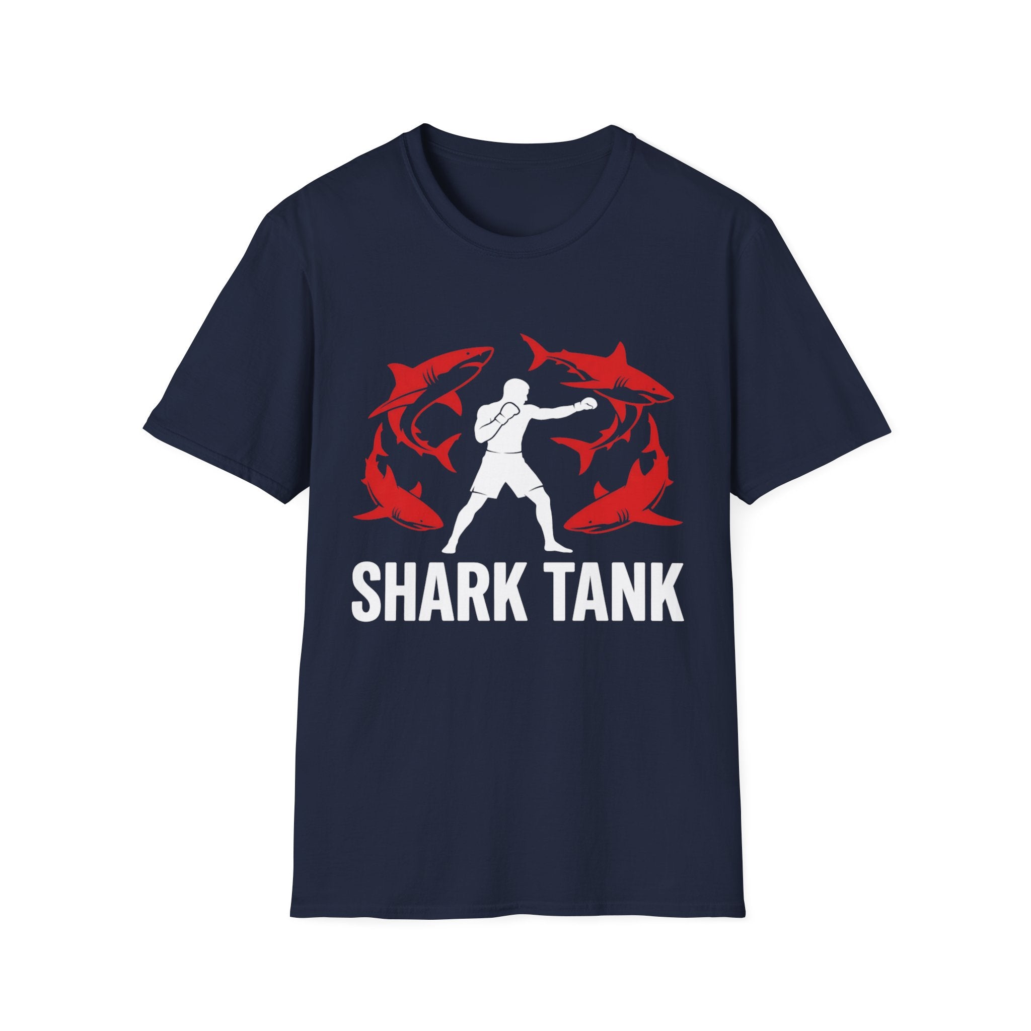 MMA Shark Tank Training Red Gym T-Shirt