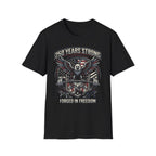 USA 250 Freedom Forged Gym Vintage Gym T-Shirt