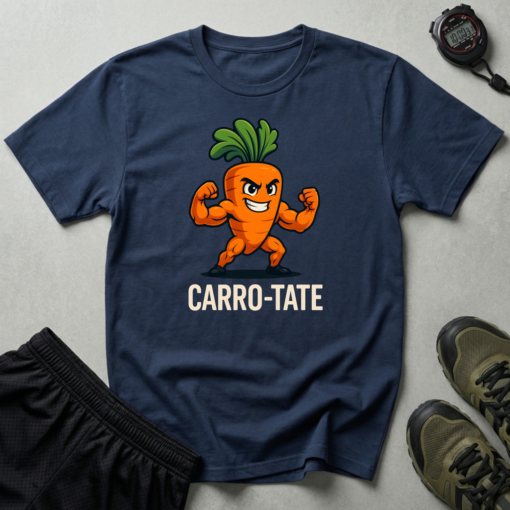 Muscular Carrot Mascot T-Shirt