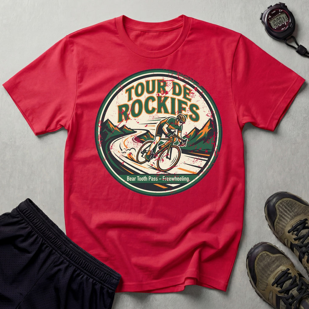 Tour de Rockies Badge T-Shirt