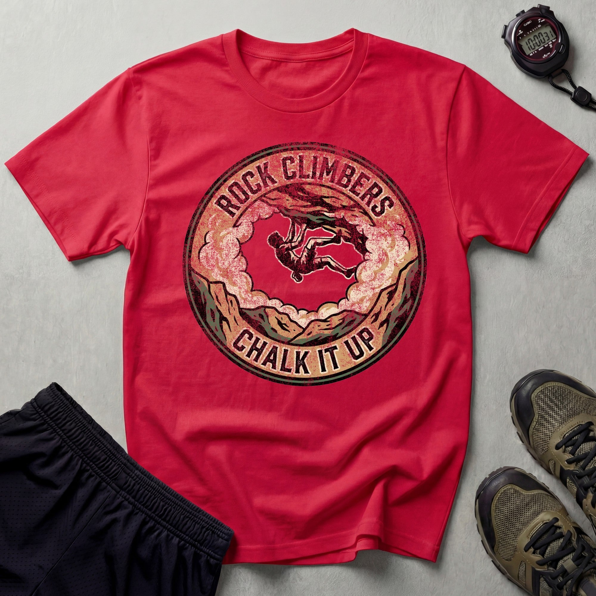 Rock Climbers Chalk It Up T-Shirt