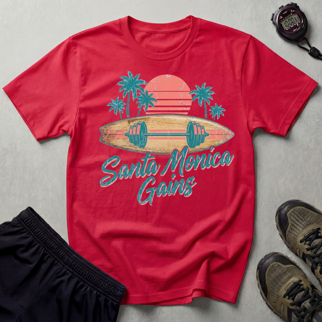 Santa Monica Gains Activewear T-Shirt