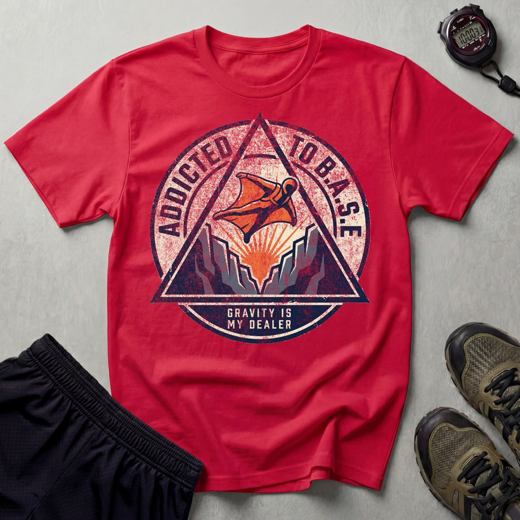 Addicted To B.A.S.E Sky Diving T-Shirt