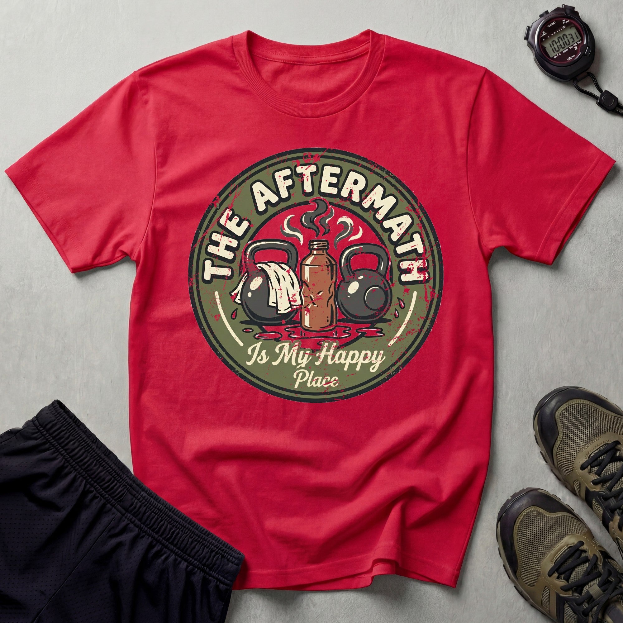 The Aftermath Is My Happy Place Gym T-Shirt
