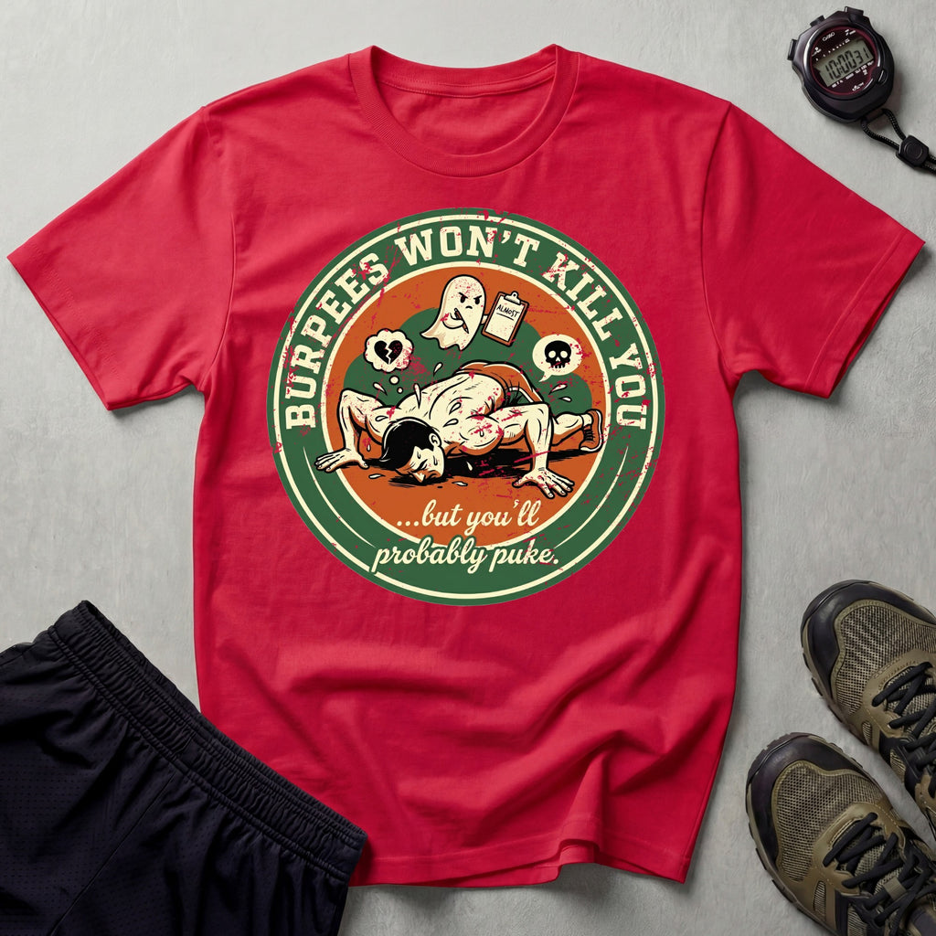 Burpees Wont Kill You Gym T-Shirt