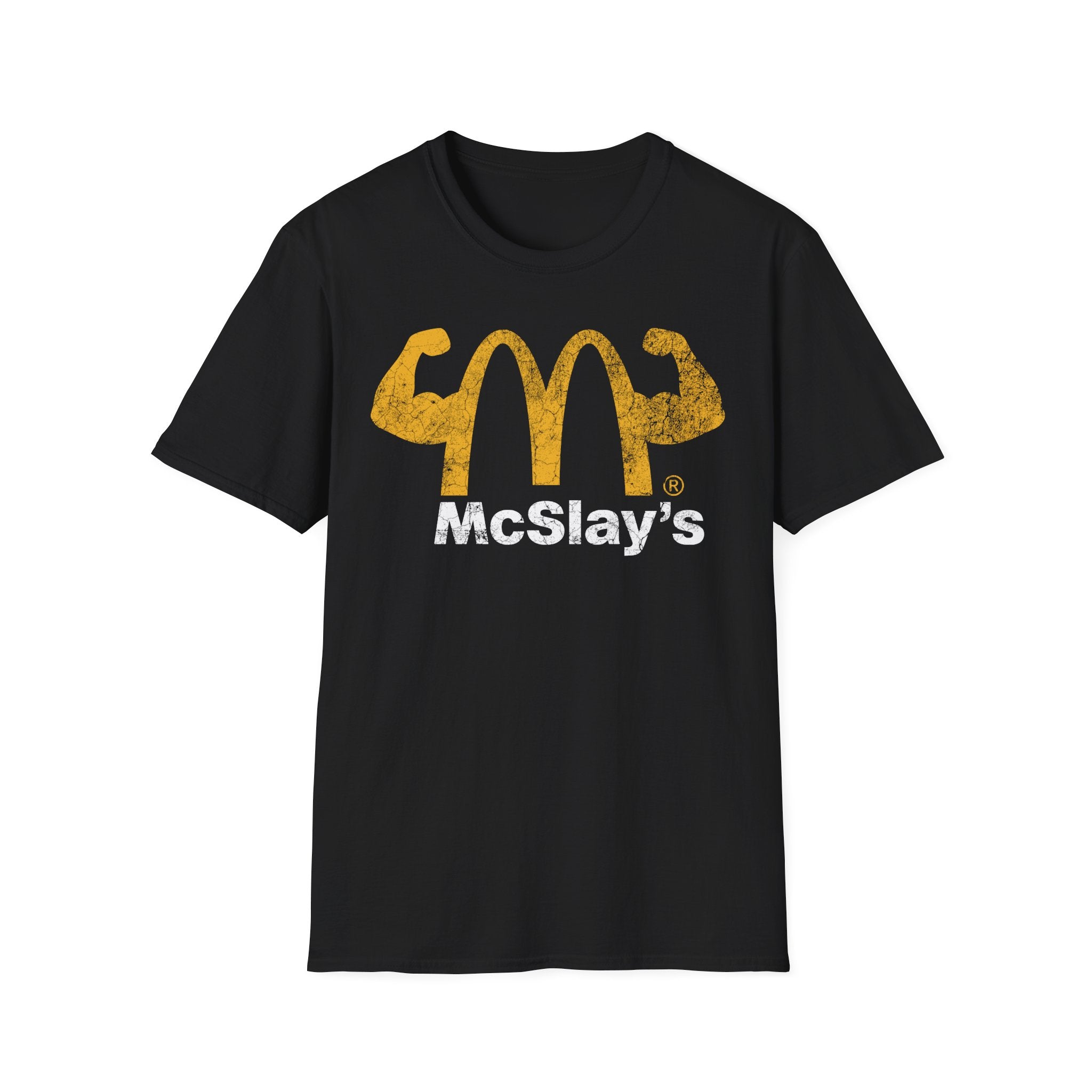 McSlays Arches Graphic Vintage Gym T-Shirt