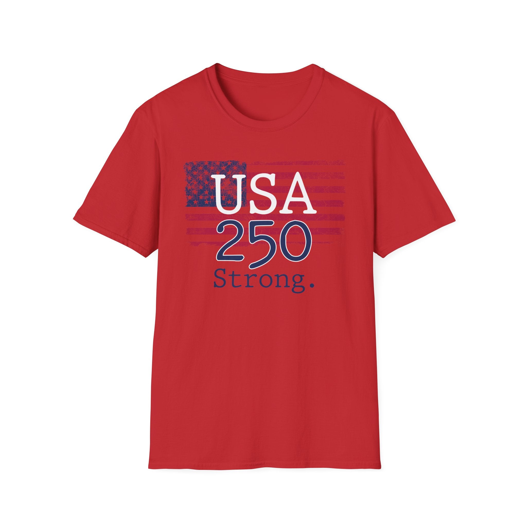 USA 250 Strong Gym Vintage Gym T-Shirt