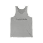 Credible Hulk Tank Top — Funny Typhographic Muscle Tee