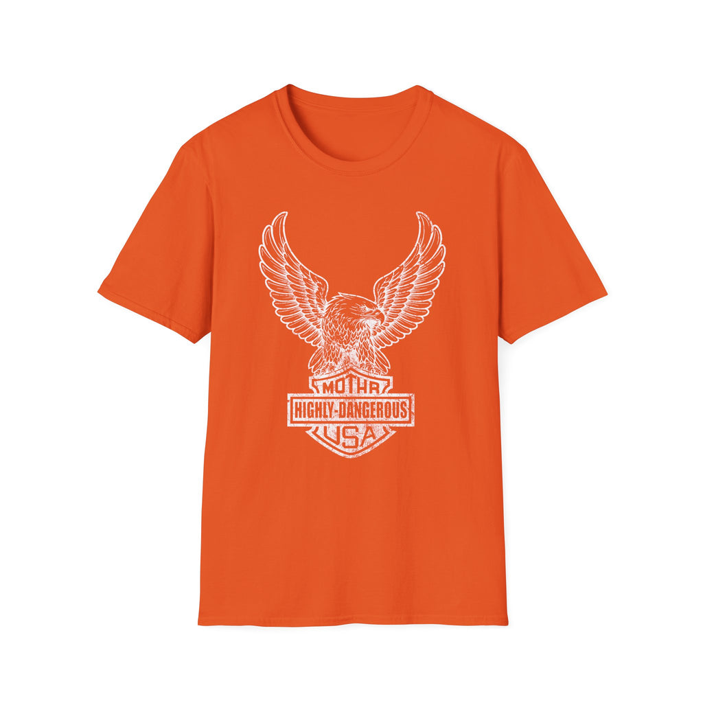 Dangerous Eagle Graphic Retro Gym T-Shirt