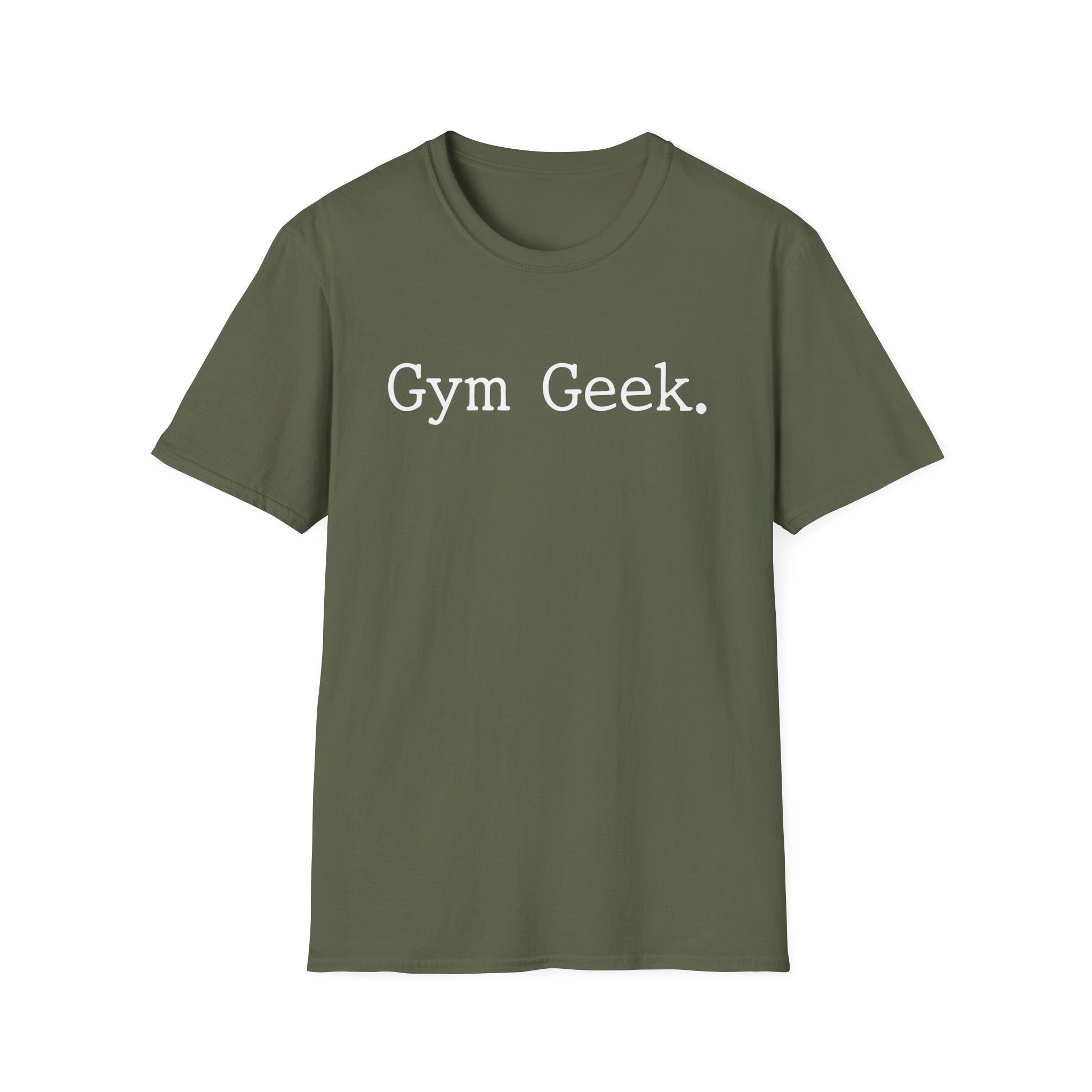 Gym Geek Typographic Vintage Gym T-Shirt