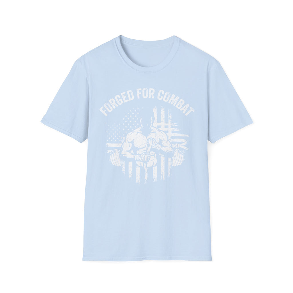 Forged for Combat Club Gym Vintage Retro Gym T-Shirt