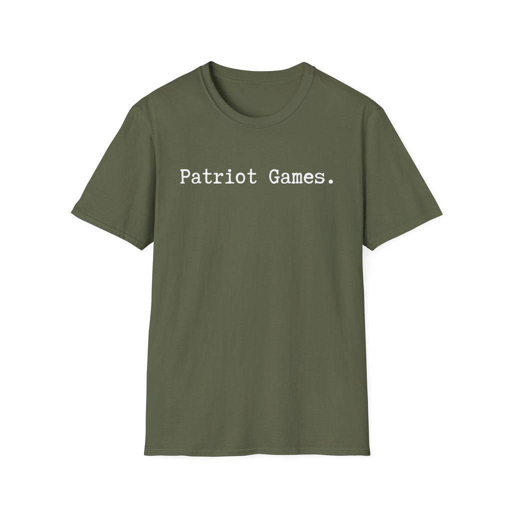 Patriot Games Typographic Vintage Gym T-Shirt