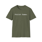 Patriot Games Typographic Vintage Gym T-Shirt