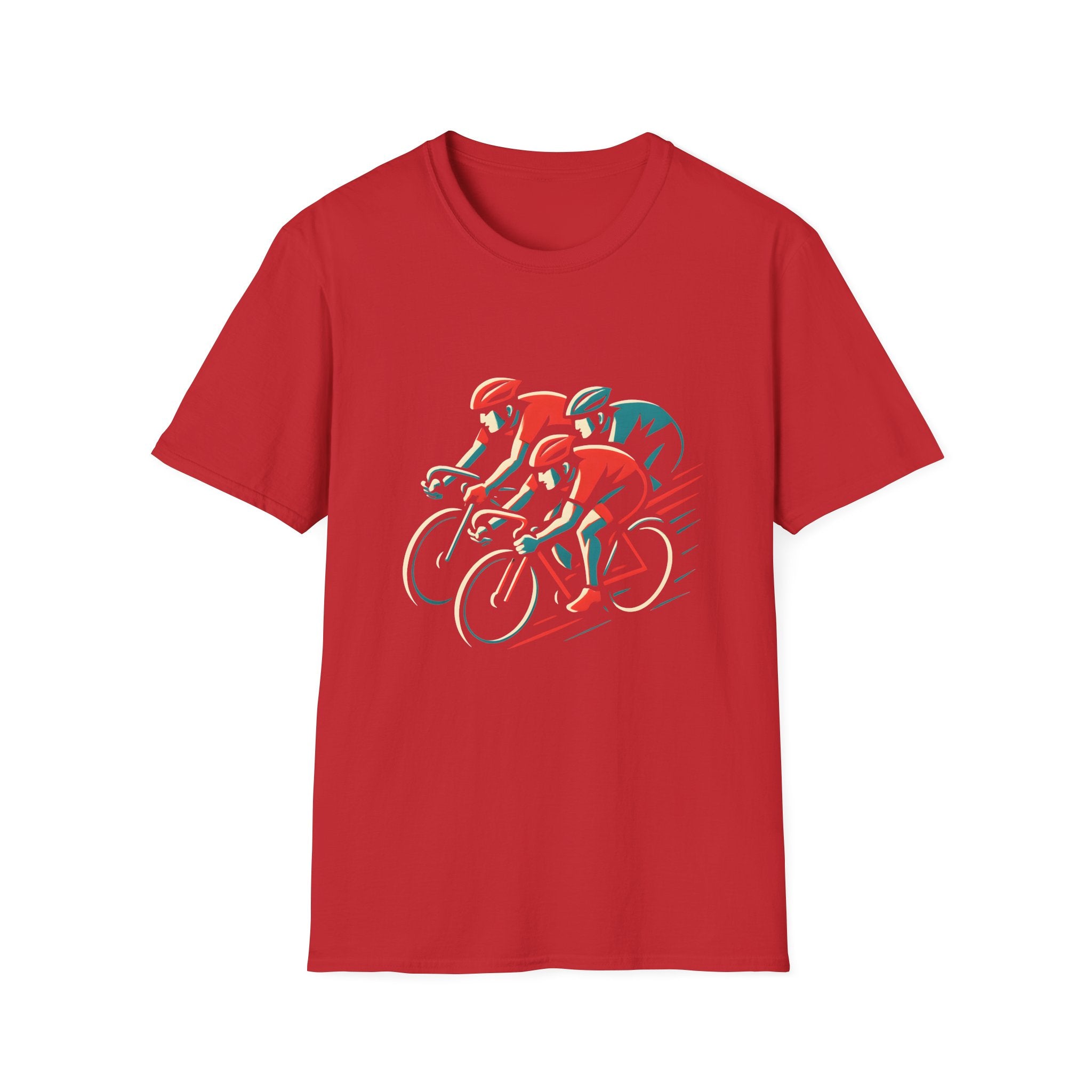 Cyclists Racing Scene T-Shirt