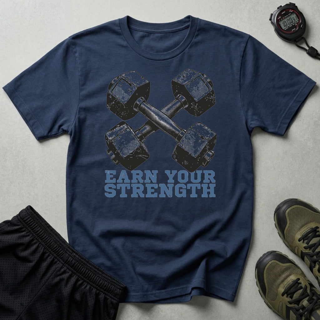 Earn Your Strength Gym T-Shirt