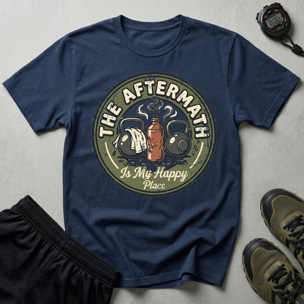 The Aftermath Is My Happy Place Gym T-Shirt