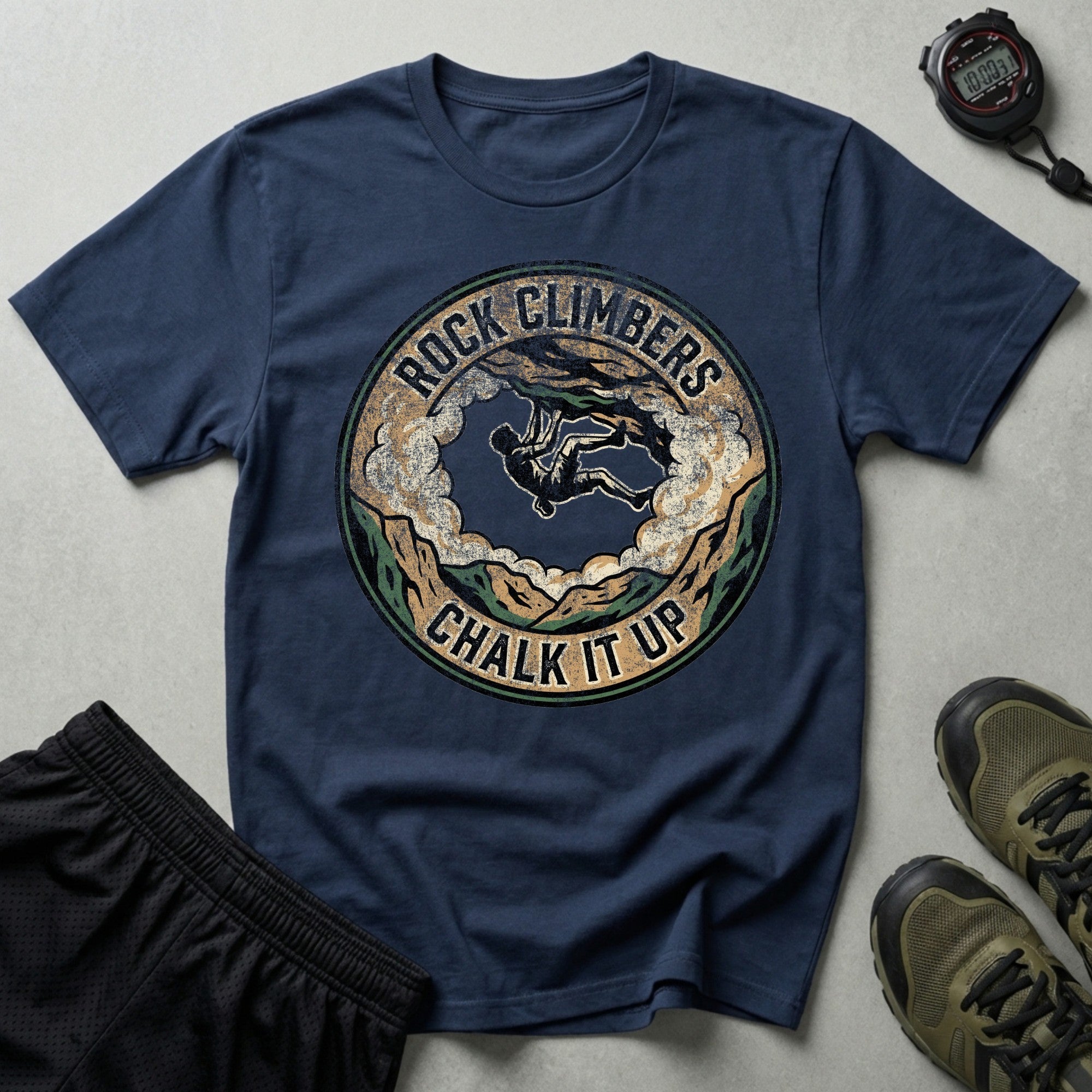 Rock Climbers Chalk It Up T-Shirt