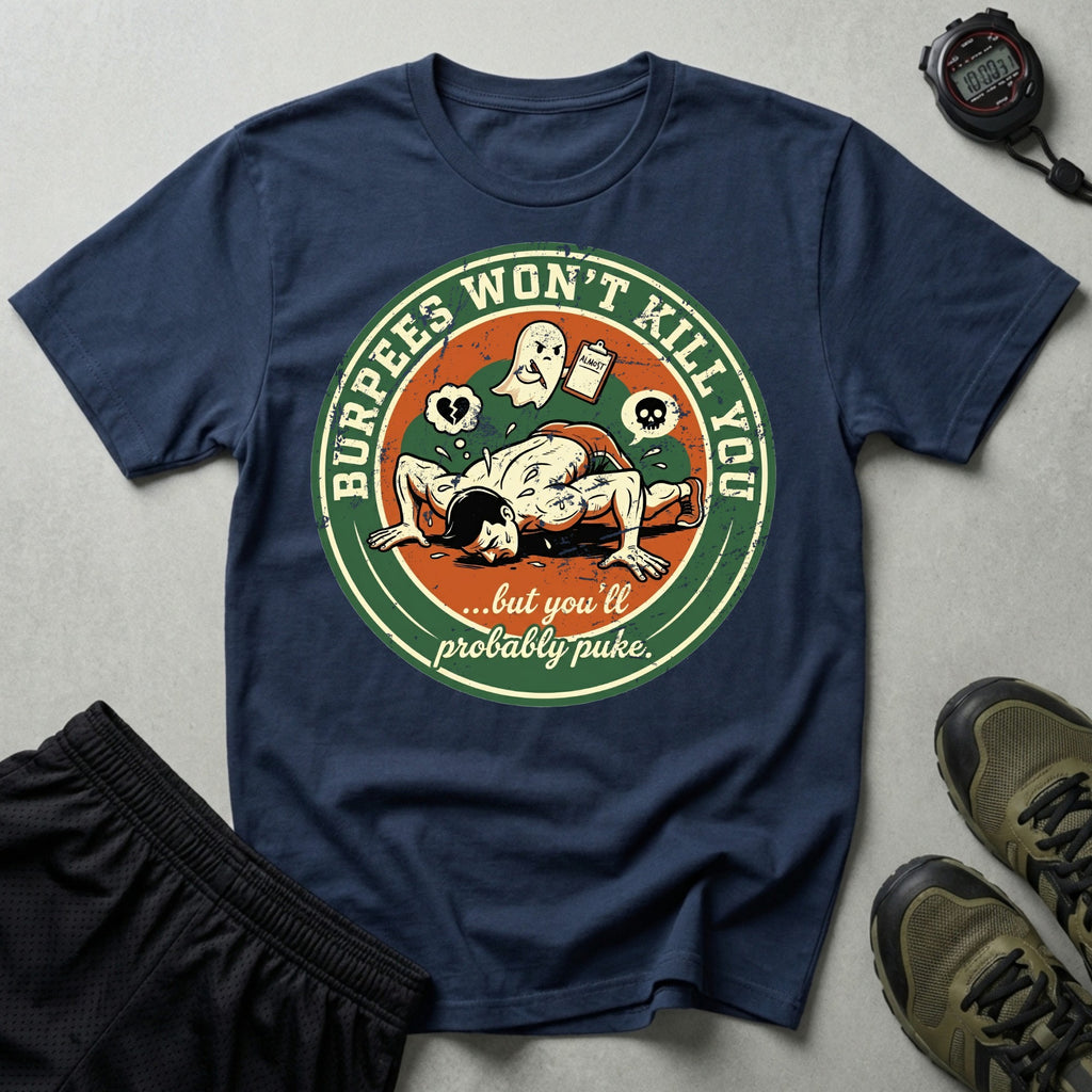 Burpees Wont Kill You Gym T-Shirt