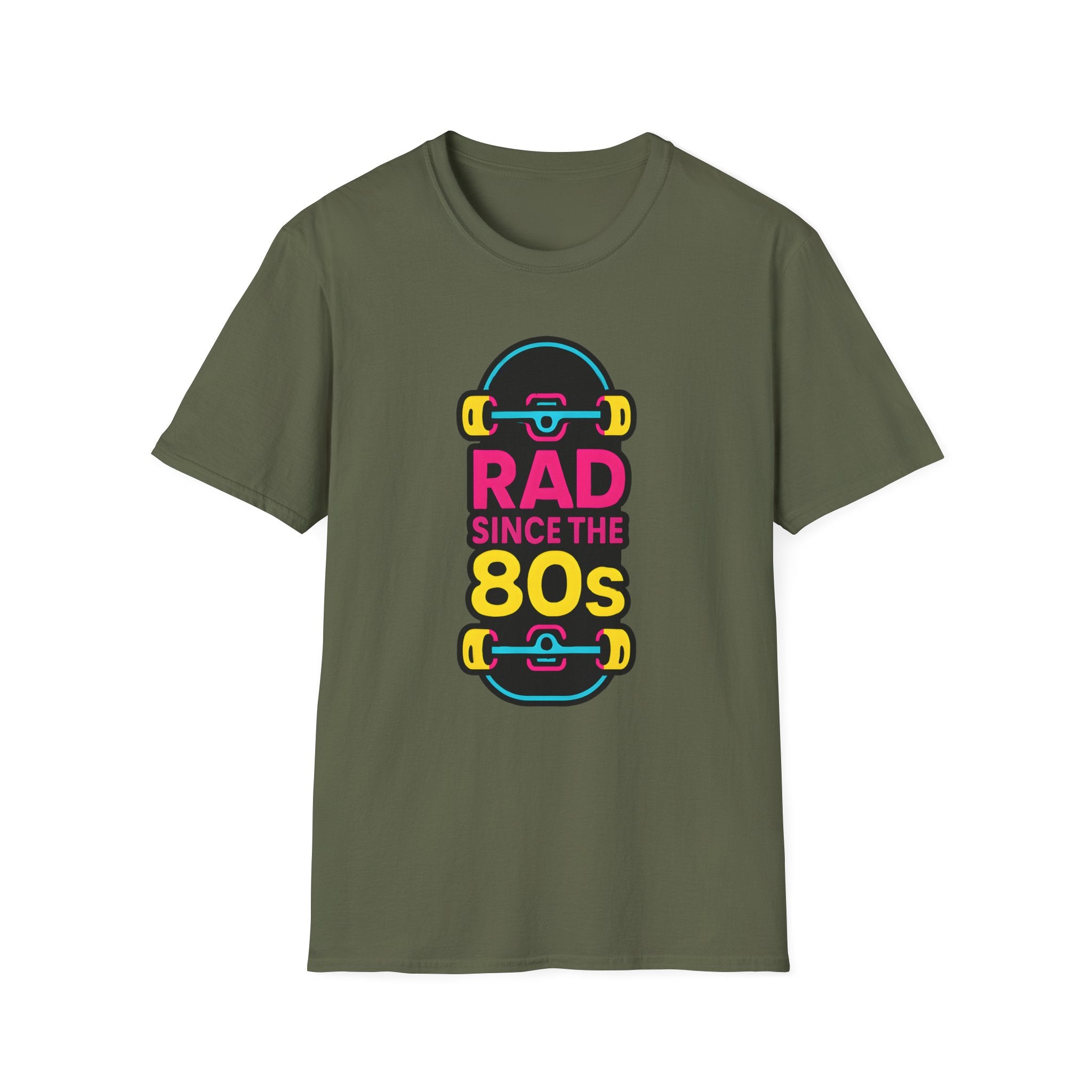 Neon 80s Skateboard T-Shirt