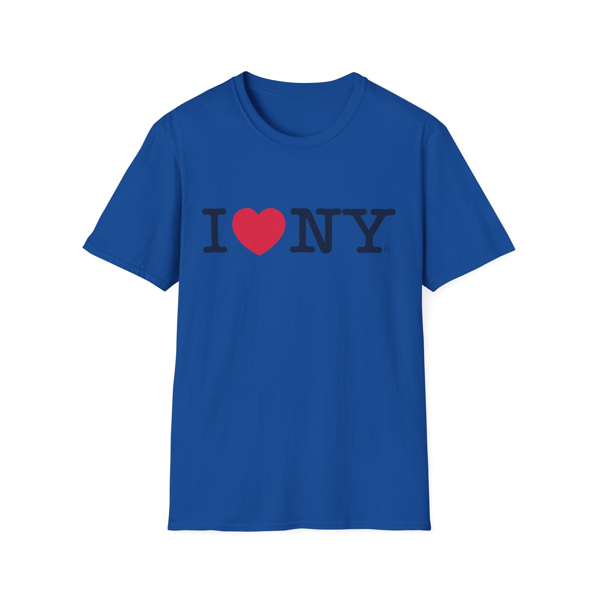 I Love NY Linear Classic Black Designer Gymwear T-Shirt