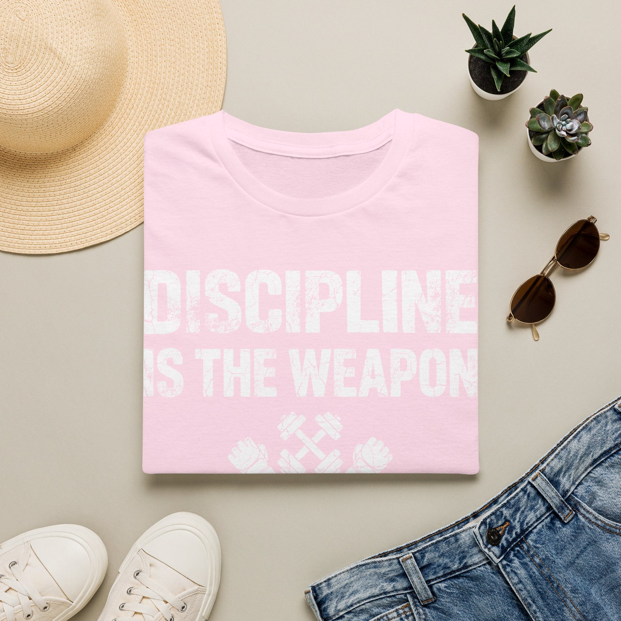 Weapon Discipline Gym Vintage Retro Gym T-Shirt