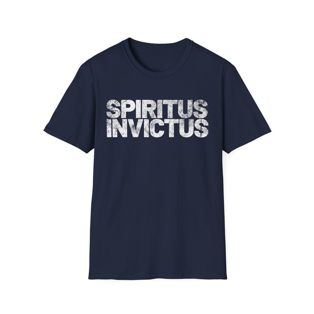 Spiritus Invictus Typographic Gym T-Shirt