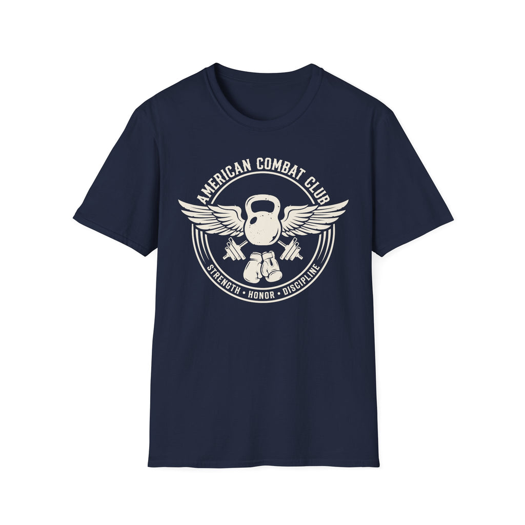 American Combat Club Gym Vintage Retro Gym T-Shirt