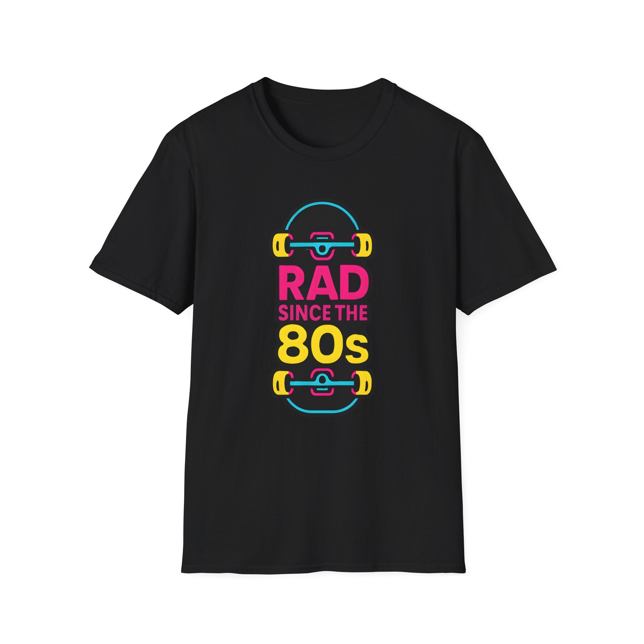 Neon 80s Skateboard T-Shirt